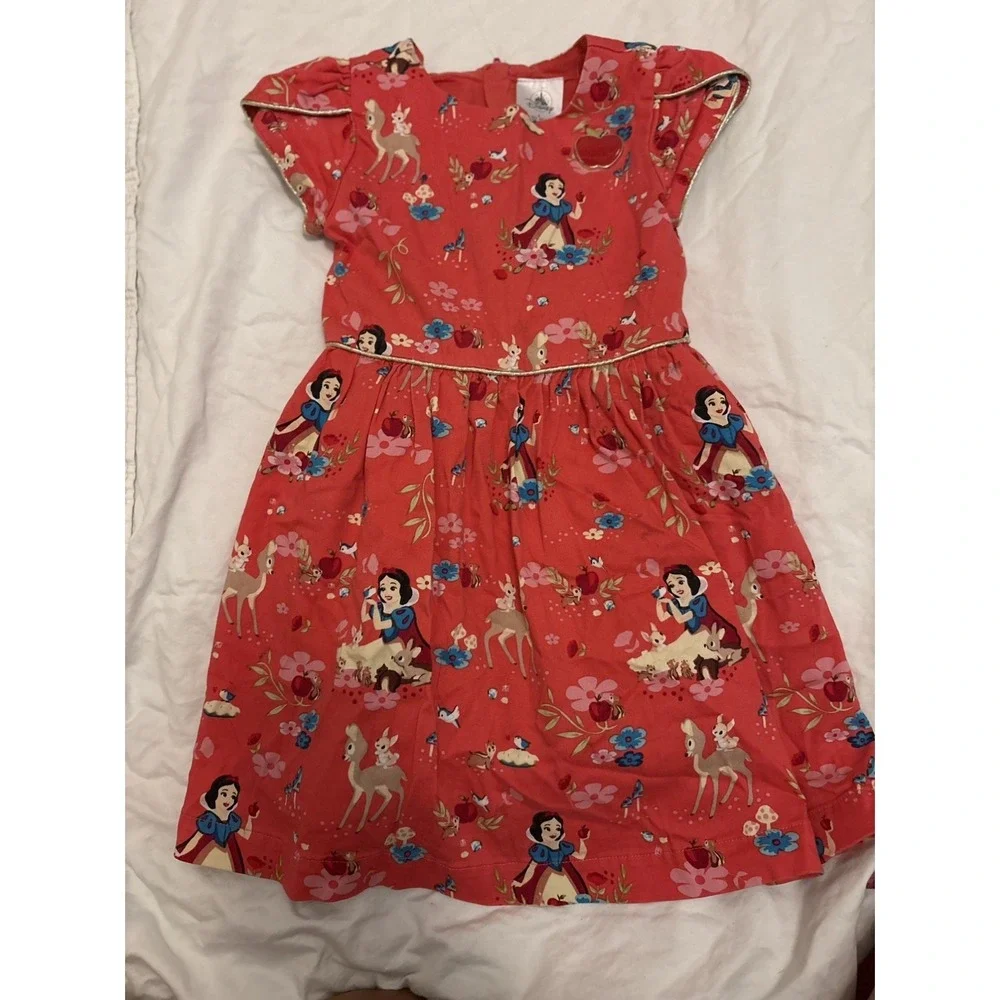Disney Princess Snow White And Aurora Formal/casual Dress Girl Toddler Size 4.